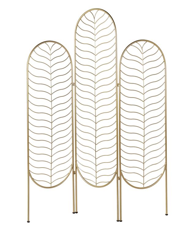 3-panelowy parawan pokojowy Pescia Złoty 1 szt.
