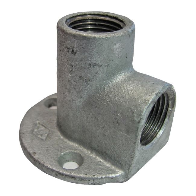 Kolano ocynkowane naścienne ErE 1/2"