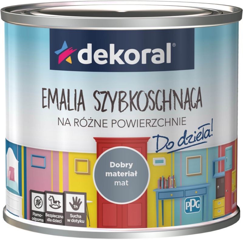 Emalia Do dzieła Dekoral dobry materiał mat 0,5 l