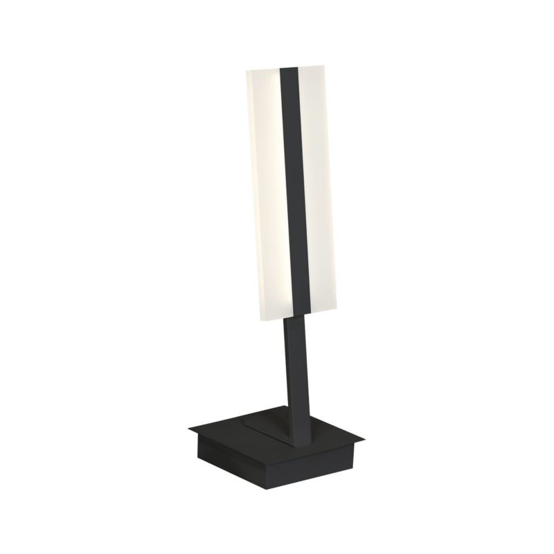 Lampa stołowa Milagro Ray czarno-biała LED 12W 4000K 840lm IP20 wym: 53 x 17 x 17 cm metal - 1 szt.