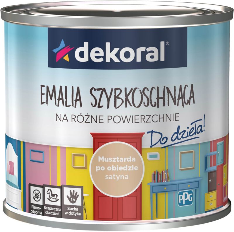 Emalia Do dzieła Dekoral musztarda po obiedzie 0,5 l