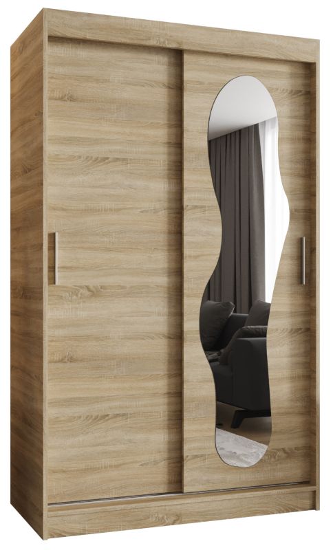 Szafa przesuwna Garderoba Abiks ULTRA 120 dąb sonoma 1szt.