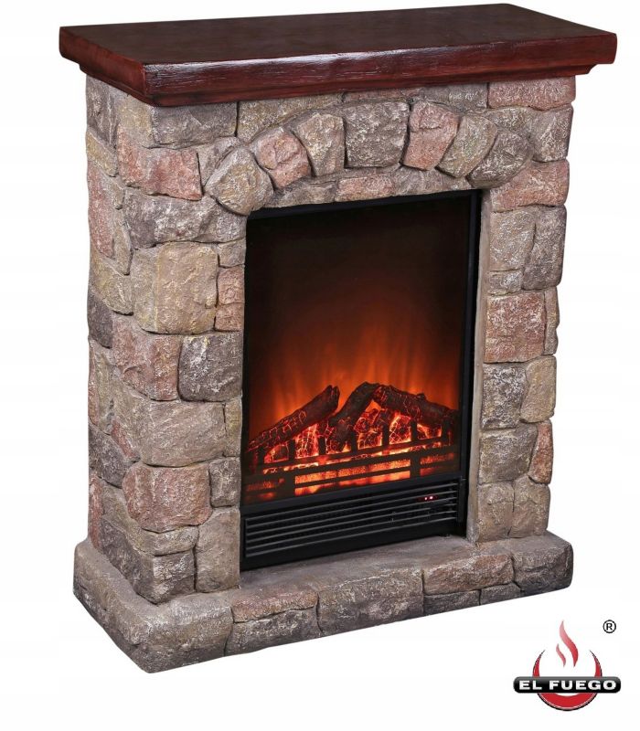 Kominek elektryczny EL FUEGO LUGANO stojący 1szt
