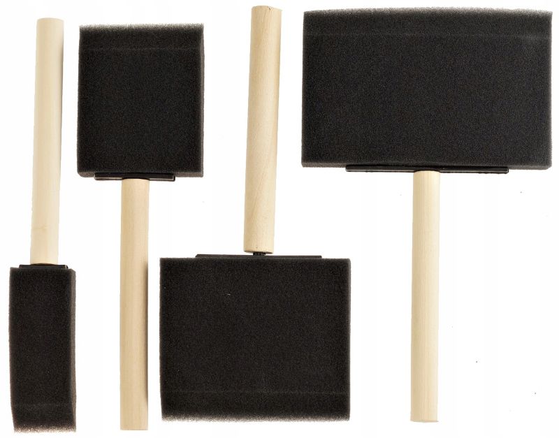 Pędzel FEINZ Malarski Gąbkowy Do Narożników Szpalet 4 szt.