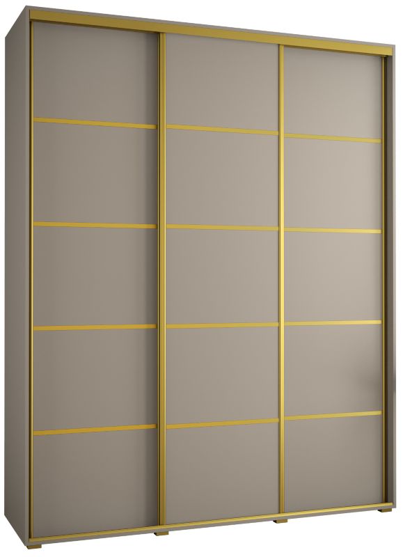 Szafa przesuwna Abiks 45 wysoka Dakota 4 200 kaszmir+kaszmir+złoty 1 szt