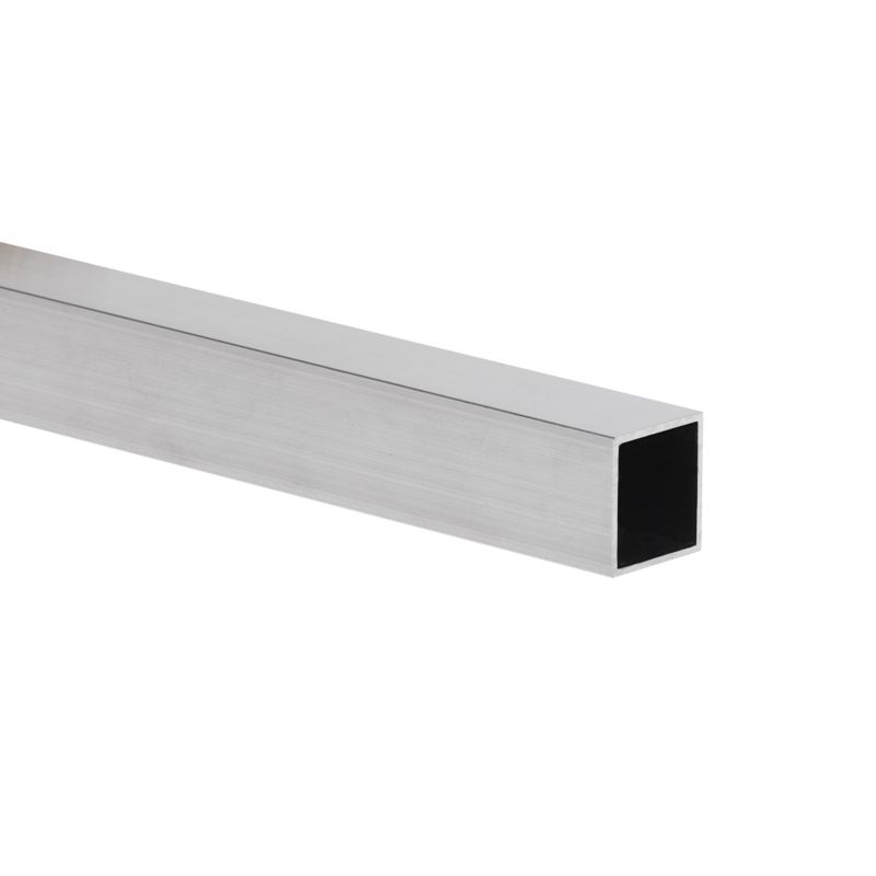Rura kwadratowa aluminiowa gładka 2000 x 20 x 20 x 1,5 mm srebrna