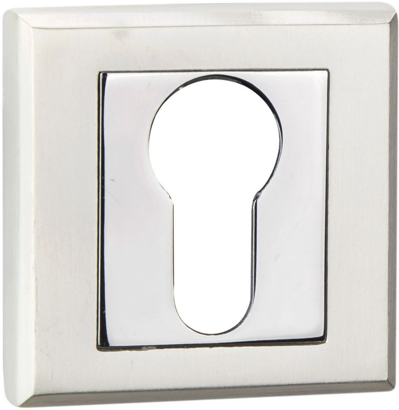 Szyld drzwiowy Schaffner Clara na wkładkę perła / chrom