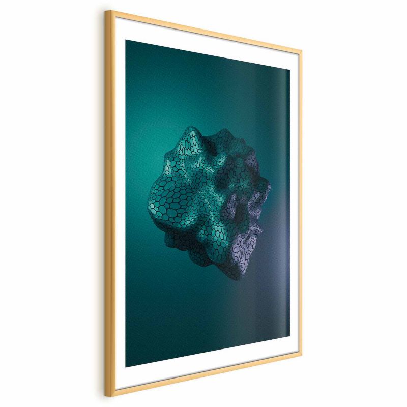 Plakat Artgeist Gamma 21x30 cm z ramą złotą 1 szt