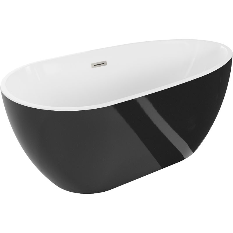 Wanna wolnostojąca Mexen Eos biały czarny 170x75 cm 1 szt.