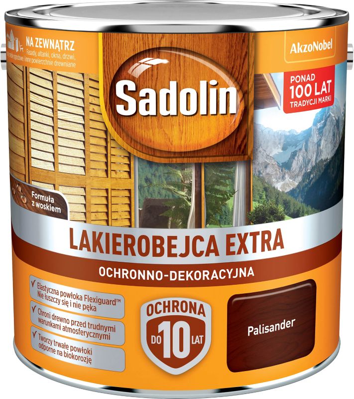 Lakierobejca Sadolin Extra palisander 2,5 l