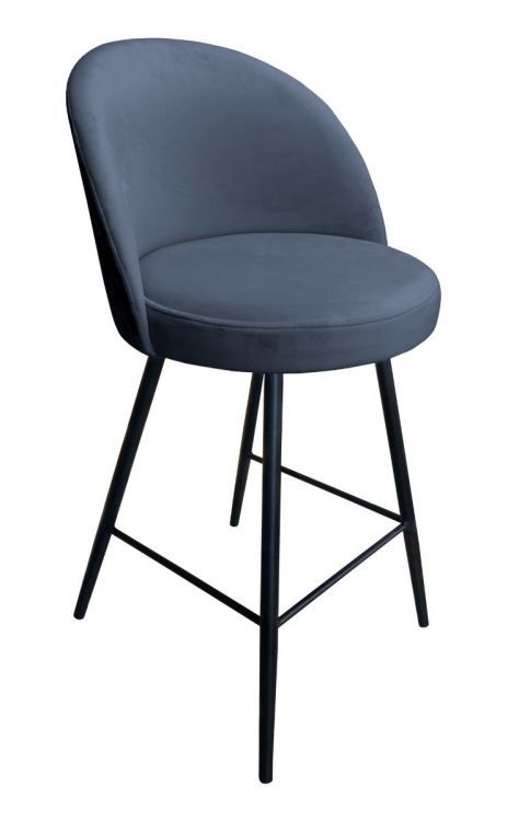 Hoker niski TANEW BL VELVET ciemno szary ATOS 1 szt.