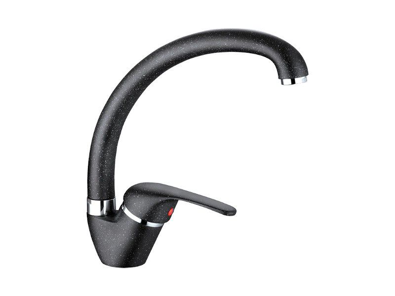 Bateria zlewozmywakowa Kuchinox Stojąca Inga Ruchoma wylewka F Czarna 1 szt.