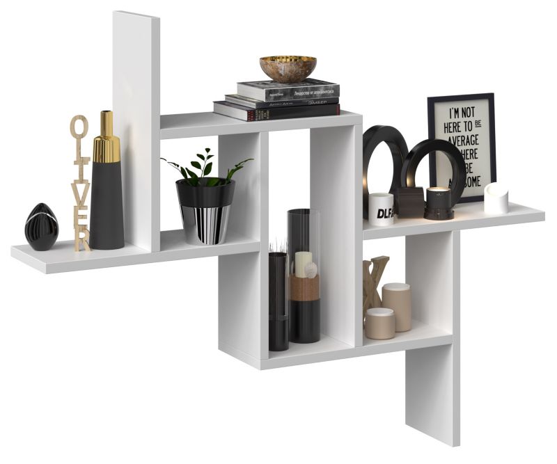 Regał Wiszący Ścienny Topeshop Fiesta Biel Mat 15x85x73,5 cm 1 szt.