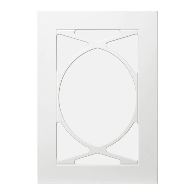 Front kuchenny do szafki z przeszkleniem GoodHome Artemisia 49 x 71 cm classic shaker biały