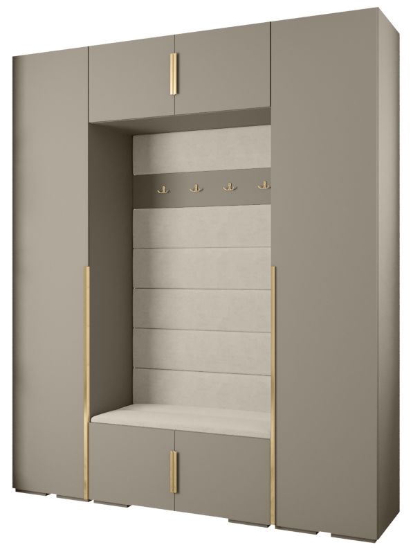 Garderoba do przedpokoju Abiks INOVA 1 Z13 kaszmir+złoty+manila02 1szt.