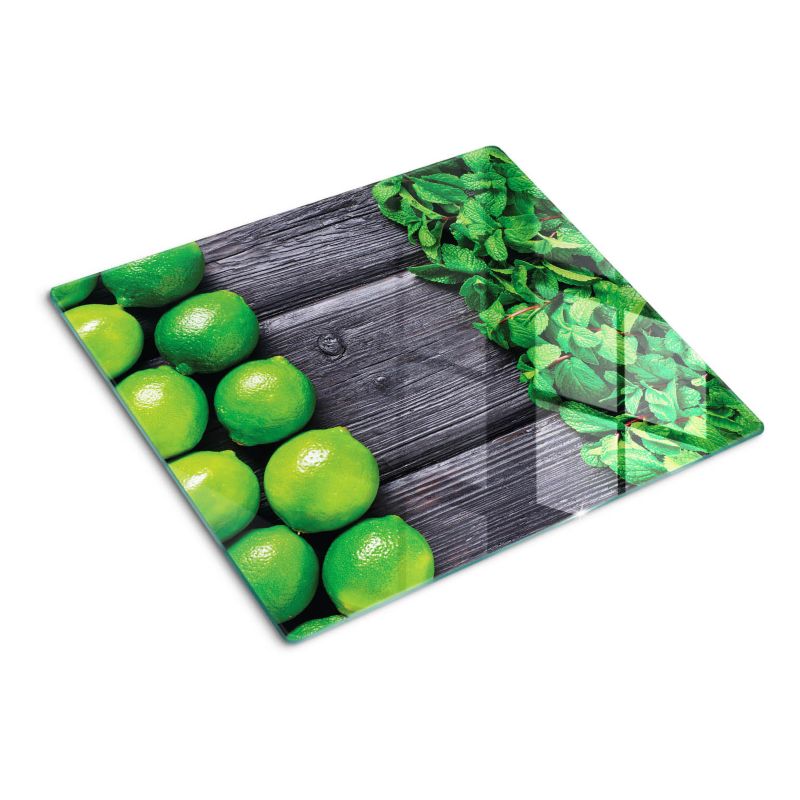 Deska szklana Tulup 60x52 cm Limonka Mięta 1 szt.