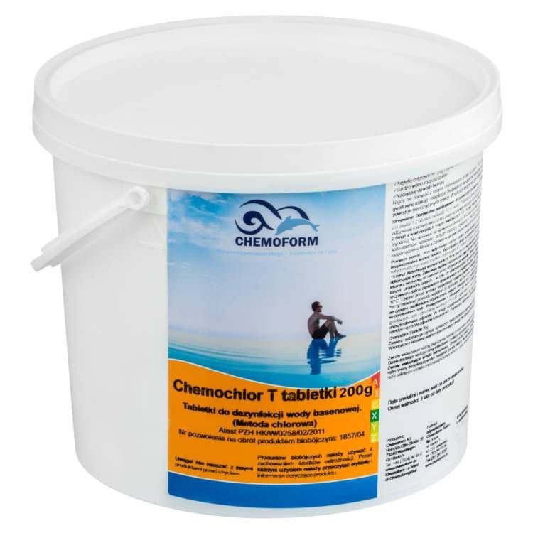 Chemia basenowa, Pool Systems, Chemoform, Chemochlor T Tabletki 200g, 3Kg