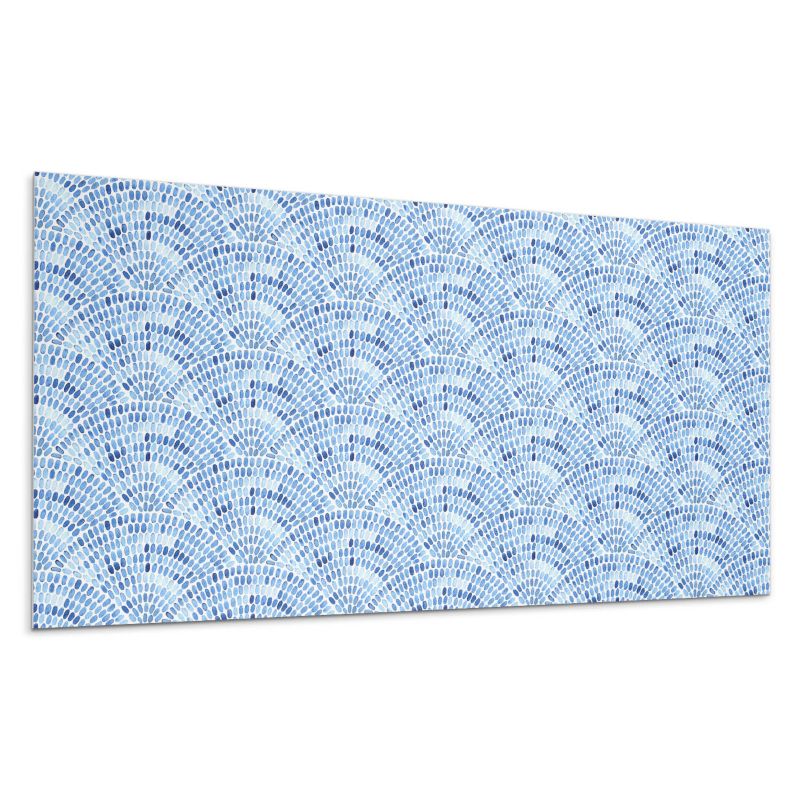 Panel samoprzylepny Wallfluent 100x50 cm Akwarelowe fale w kolorach 1 szt.