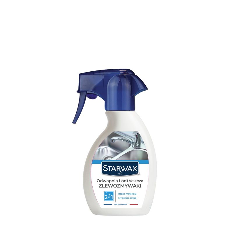 Płyn do mycia zlewozmywaków Starwax, skuteczne odwapnianie i odtłuszczanie 250 ml