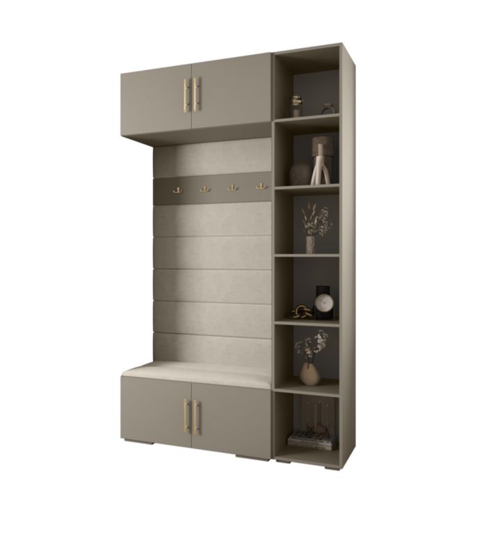 Garderoba do przedpokoju Abiks INOVA 3 Z20 kaszmir+złoty+manila02 1 szt.