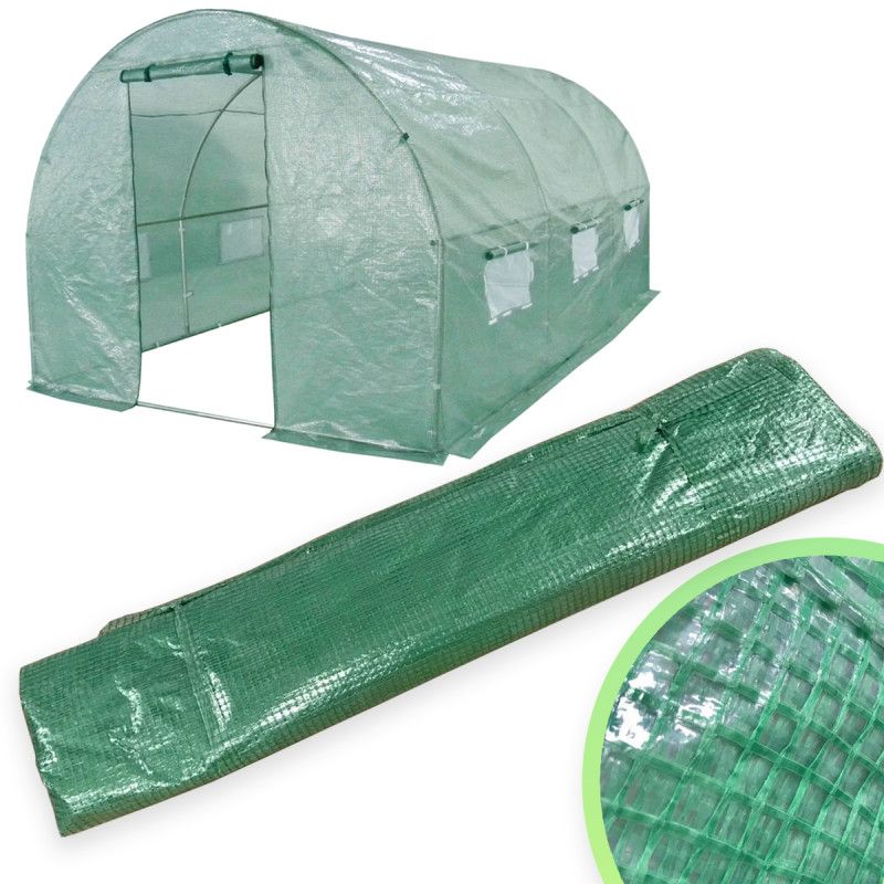 Pokrycie do Tunelu Ogrodowego 2,5x4 Zielone UV 1szt.