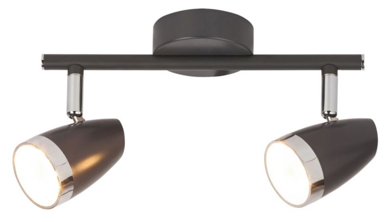 Lampa sufitowa Rabalux Karen antracytowa LED 8W 3000K 560lm wym: 8,3 x 25,5 x 15 cm - 1 szt.