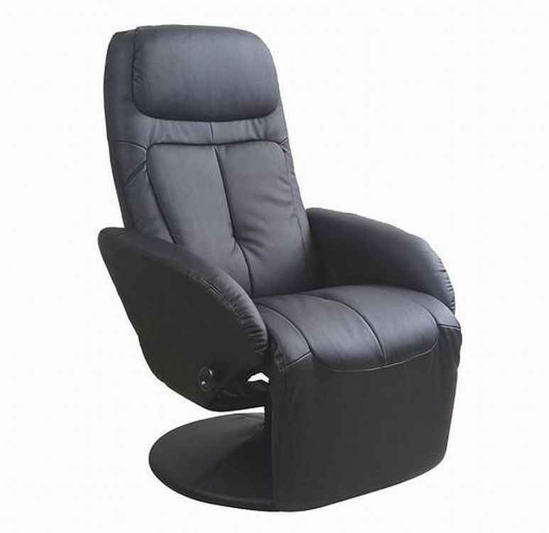 Fotel Halmar OPTIMA czarny rozkładany 1 szt.