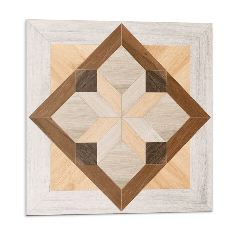 Kafelki samoprzylepne Wallfluent 30x30 cm Geometryczny motyw w kwadratowej formie 9 szt.