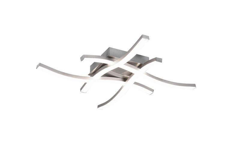 Lampa sufitowa wisząca RL Route 1771 srebrno-biała nowoczesna wbudowany LED 5W 1 szt.