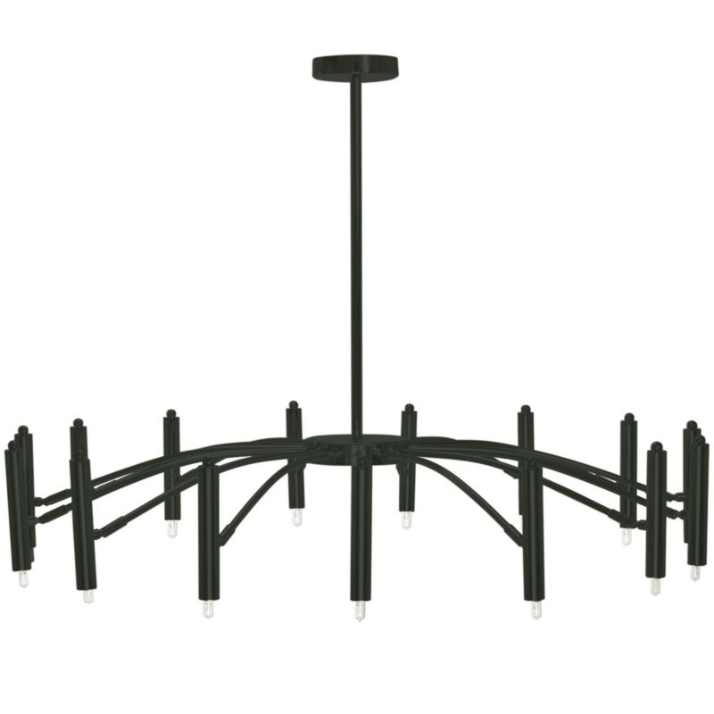 Lampa Sufitowa Wisząca Toolight App1196-15Cp Czarny 1 Szt