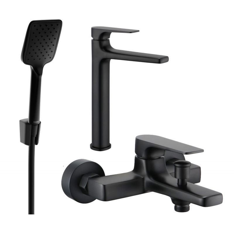 Zestaw wannowy Mexen Lynx czarny 745913R62-70 1 szt.