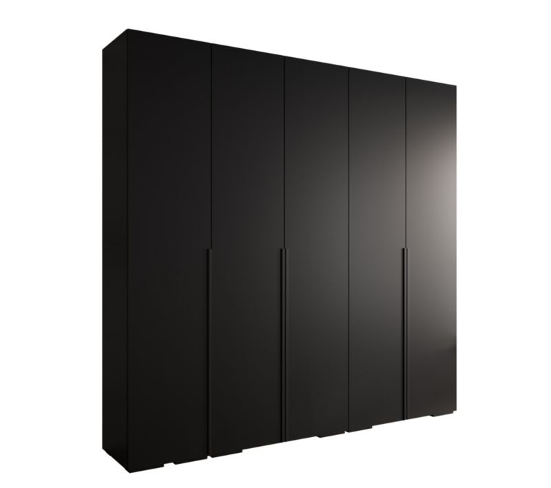 Szafa uchylna ubraniowa INOVA 1 (czarny/czarny) 2,5