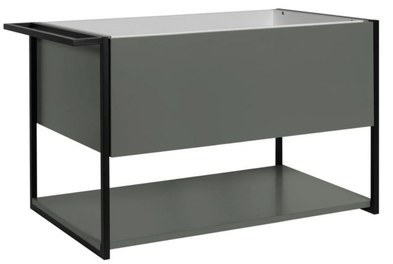 Szafka pod umywalkę KROFAM LOV 80 cm szaro-zielony półmat 1 szt.