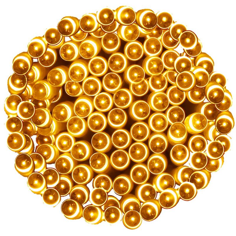 Lampki choinkowe Springos 50 Led na baterie ciepły biały z programatorem 1 szt.