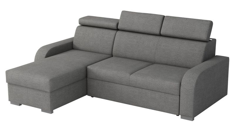 Narożnik MIRJAN 24 Oslo 2rLC ciemnoszary welur 1 szt.