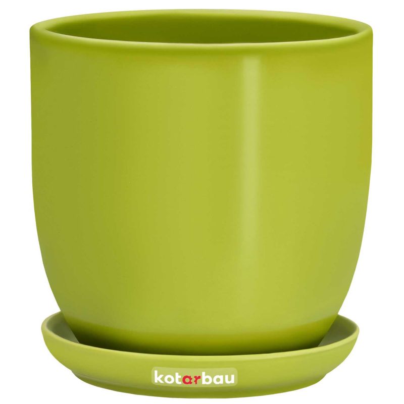 Doniczka KOTARBAU 15 cm ceramiczna podstawka 1 szt.