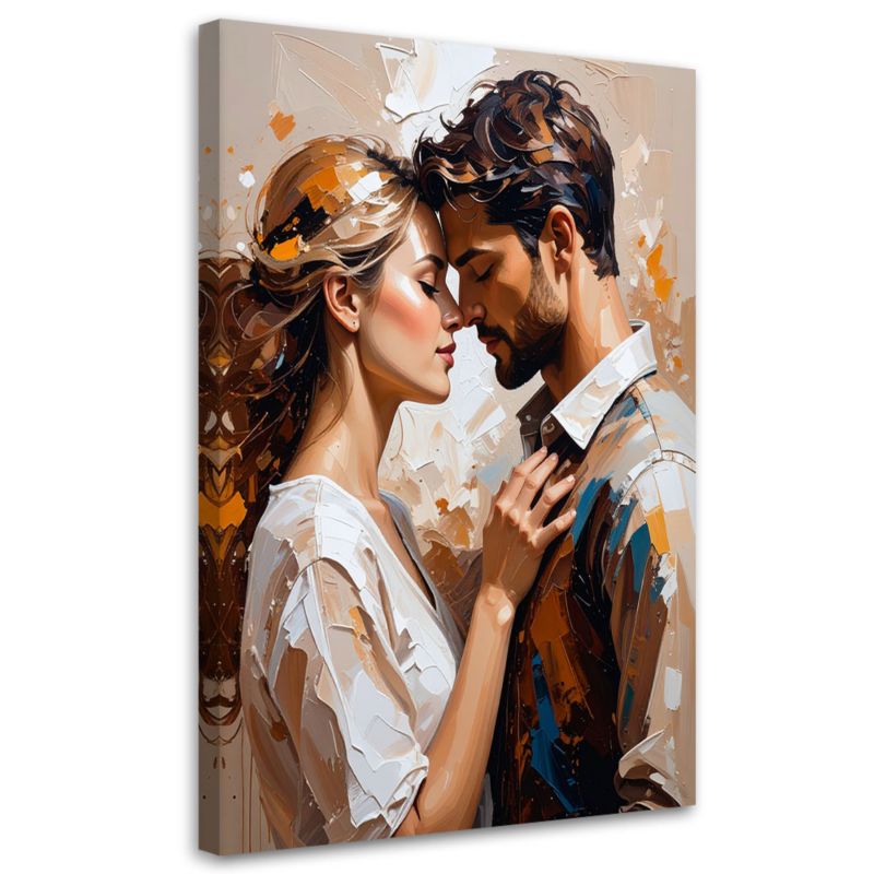 Obraz do salonu sypialni Feeby Zakochana Para Miłość 80x120cm 1szt