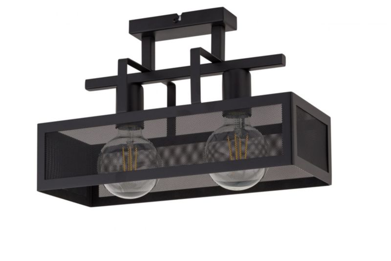 Lampa sufitowa wisząca Sigma Lighting Albert 4251 czarna dekoracyjna 2xE27 x 1 szt.