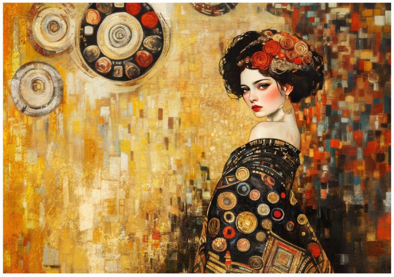 Tapeta Ścienna Kobieta Sypialnia WALLARENA 300x210 cm Fototapeta Na Flizelinie 1 szt.