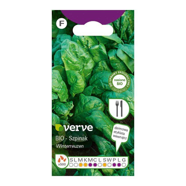 Nasiona Bio szpinak Winterreuzen Verve