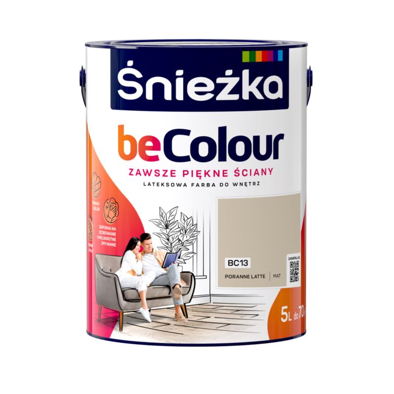 Farba Śnieżka Becolour poranne latte 5 l