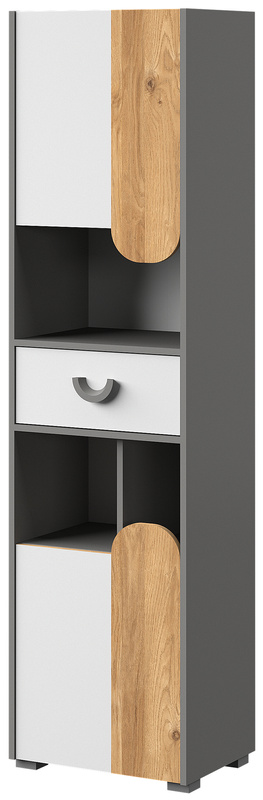 Młodzieżowy regał z szufladą 50 cm COOLIFY