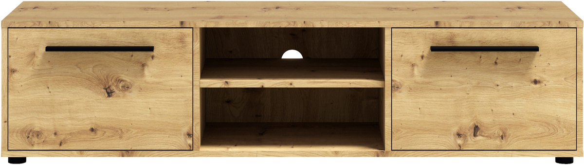 Szafka RTV 150 cm do salonu dąb artisan MAXIDO