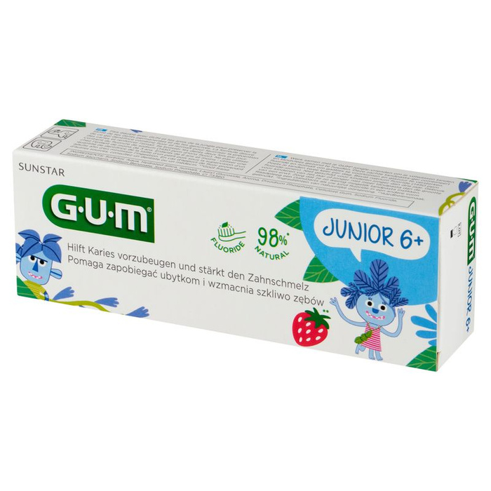 GUM JUNIOR 6+ Pasta do zębów, 50 ml