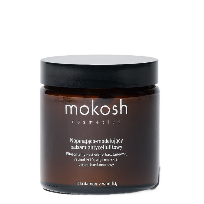Mokosh Napinająco-modelujący balsam antycellulitowy Kardamon z wanilią, 120 ml