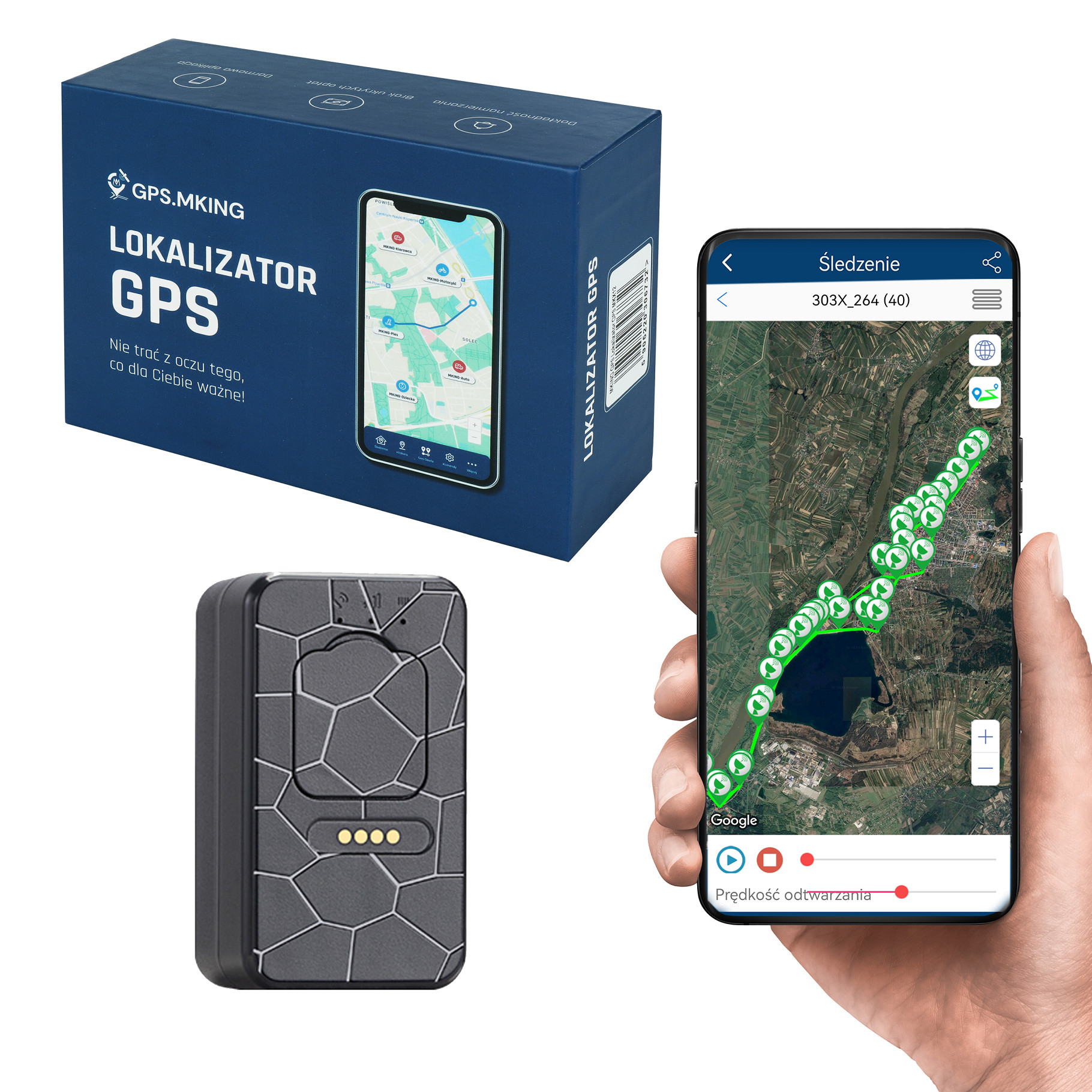 Lokalizator GPS 35 DNI 4G MAGNES PODSŁUCH MK50S