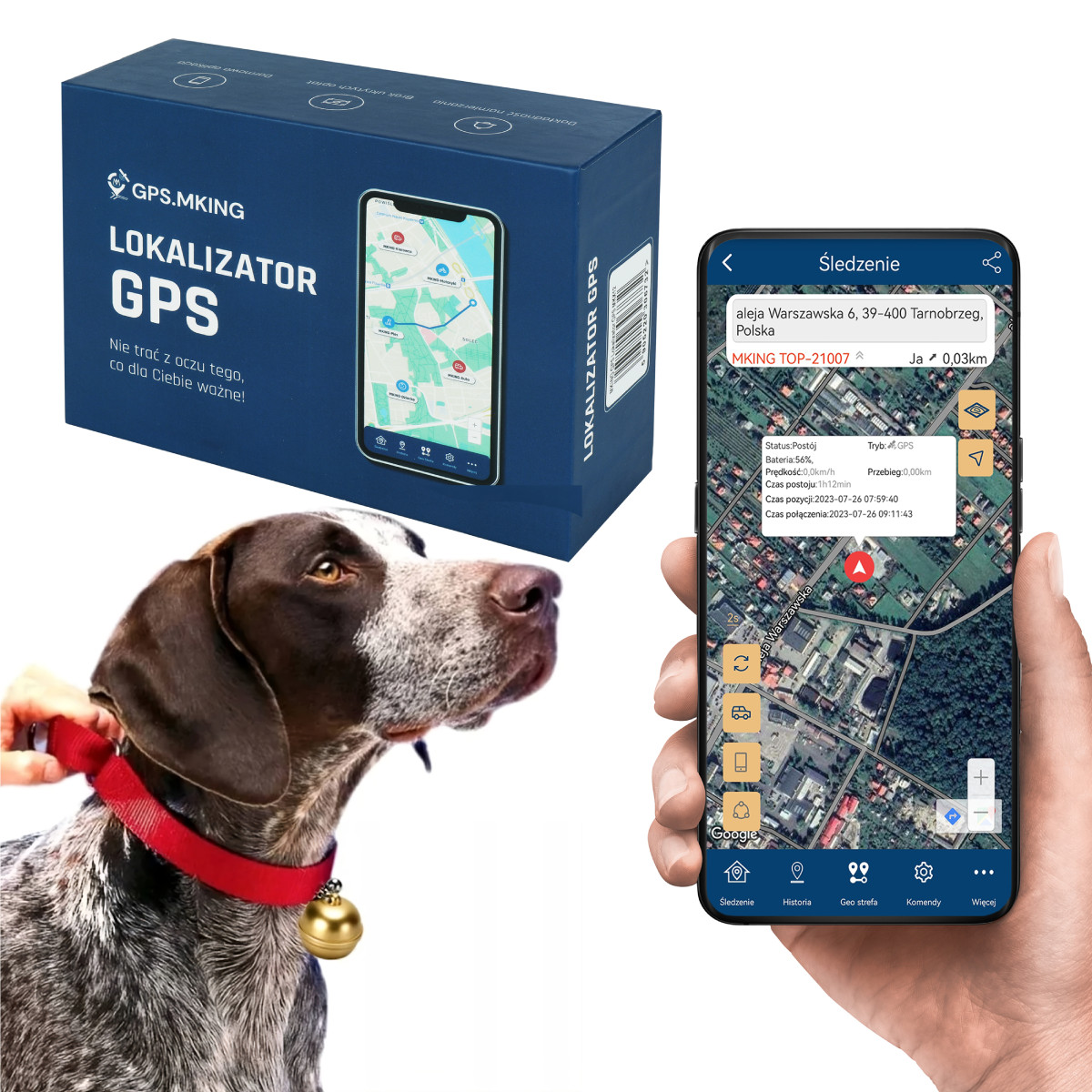 LOKALIZATOR GPS PSA KOTA OBROŻA ŚLEDZENIE BEZ ABONAMENTU MK15P