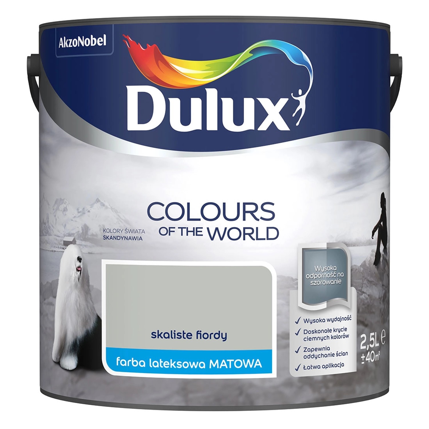 Farba Dulux Kolory Świata skaliste fiordy 2,5 l