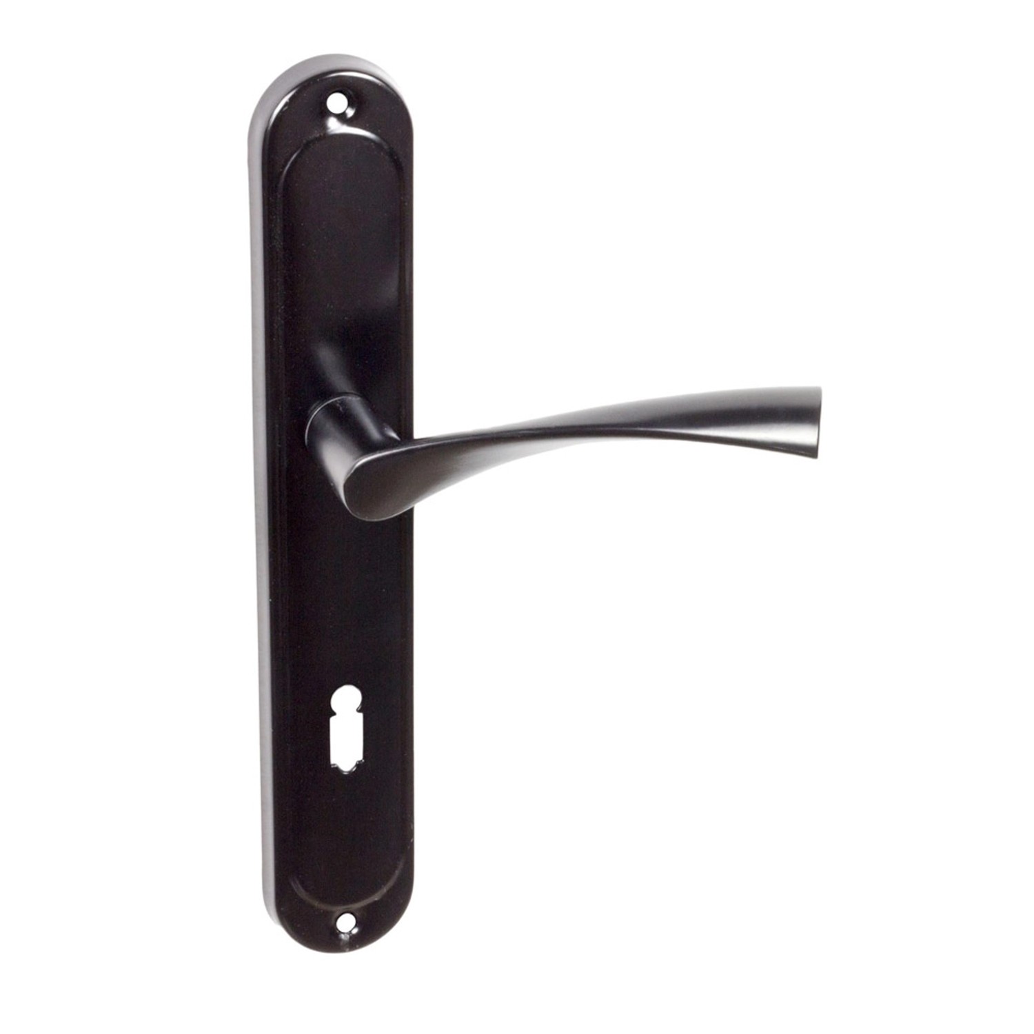 Domino Klamka Romana szyld na klucz czarna