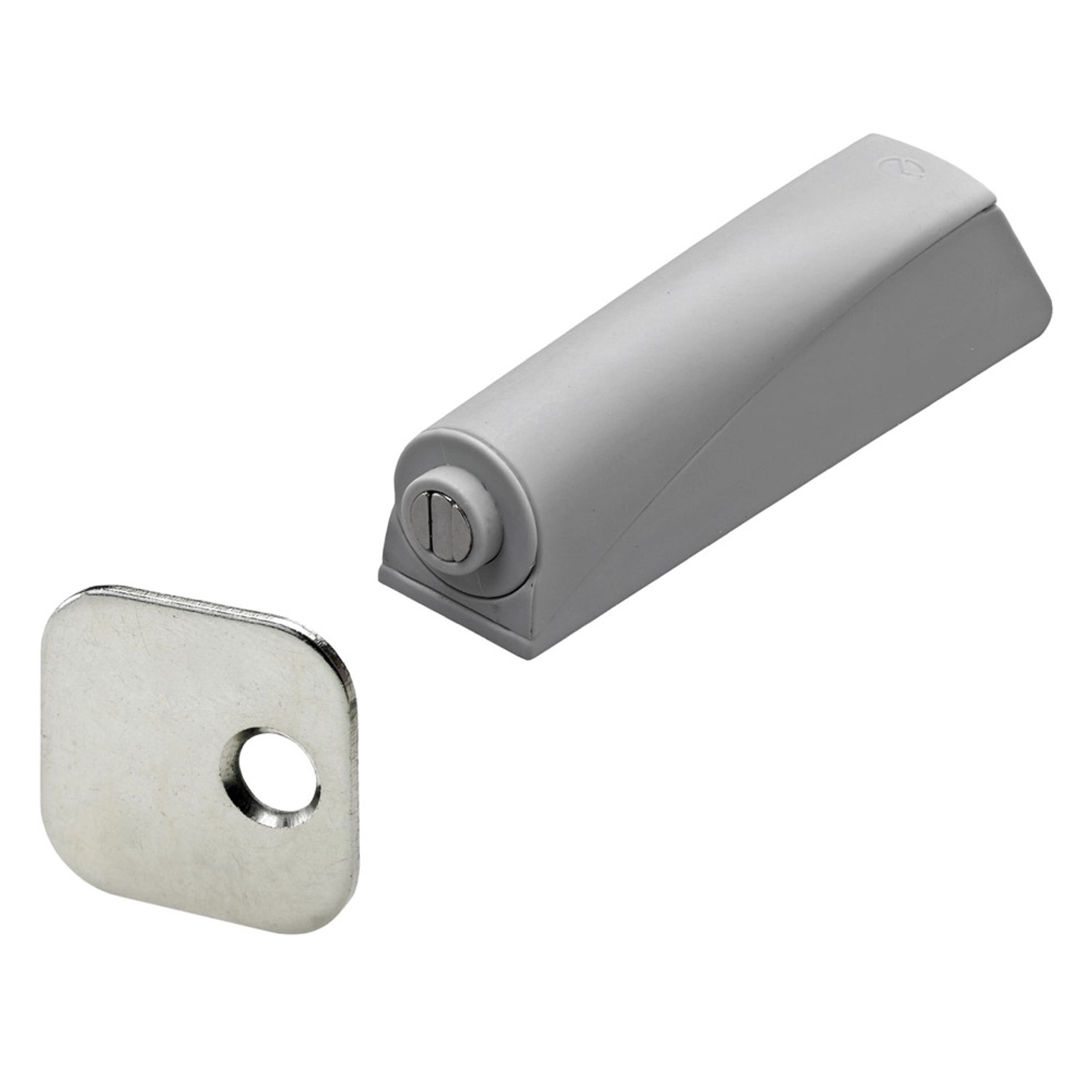 Hettich Odbojnik samootwierający magnetyczny szary 73x15x16mm